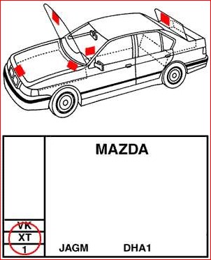targhetta mazda