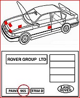 targhetta land rover